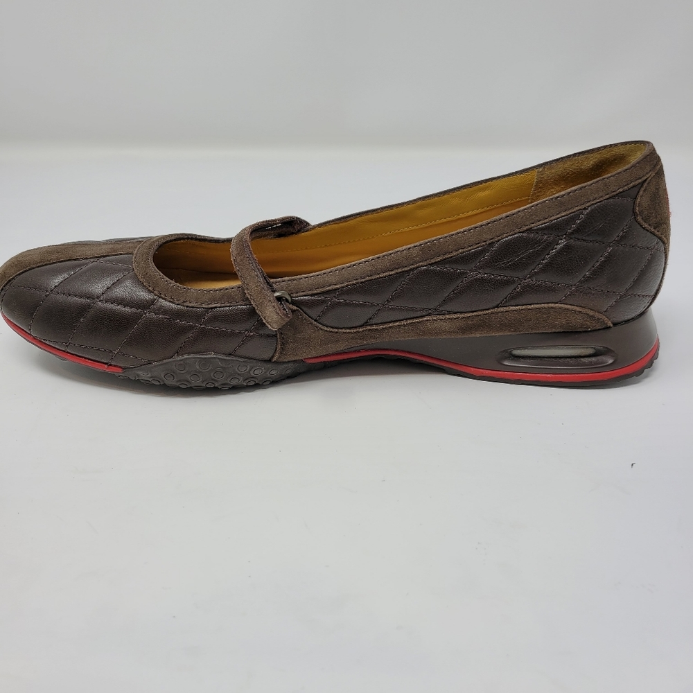 Cole Haan Nike Air Bria quilted brown mary jane - Picture 7 of 13